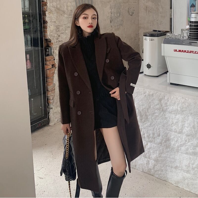 スプリングスタイルダブルブレストコート トップス レディース コットン 春物 YY-ファッション22224350911