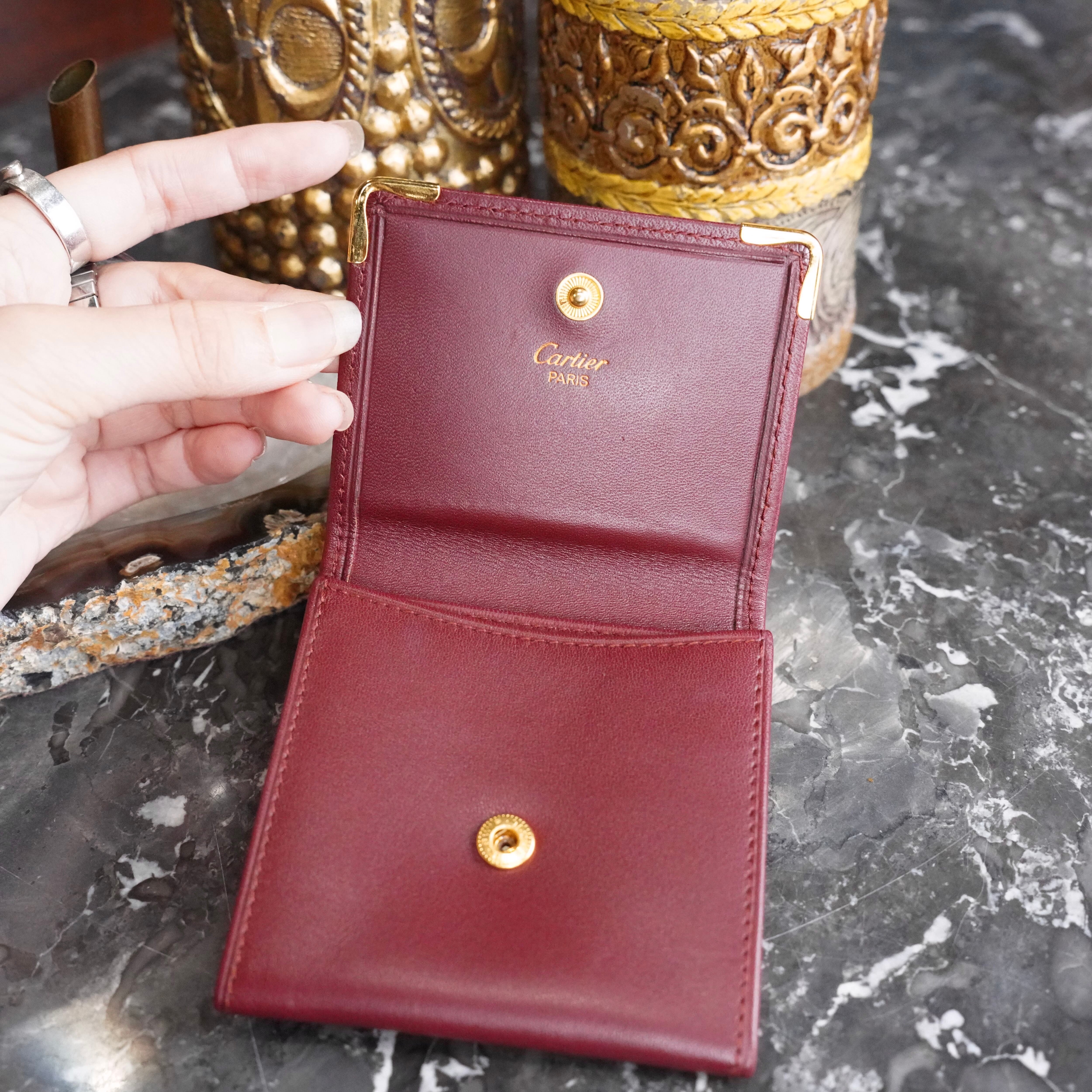 Cartier MUST LINE LEATHER COIN PURSE/カルティエマストラインレザー