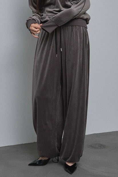 NOMINE velor track pants ベロアトラックパンツ Gray