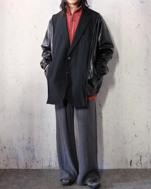 remake docking tailored jacket(black)