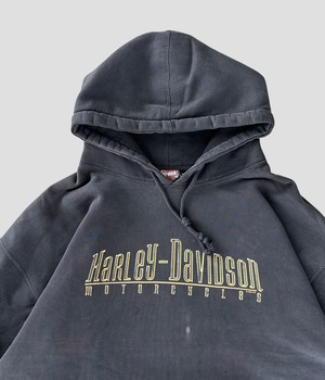 -Harley Davidson- Vintage 90-00s XL Print Hoodie