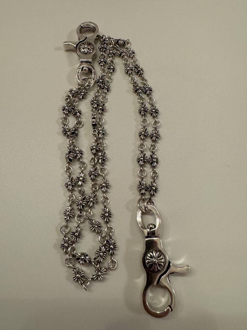 ウォレットチェーン シルバー クロスボールチェーン ダガーdagger S925 ウォレットチェーンS925 daggerクロスボールチェーンヴィンテージ