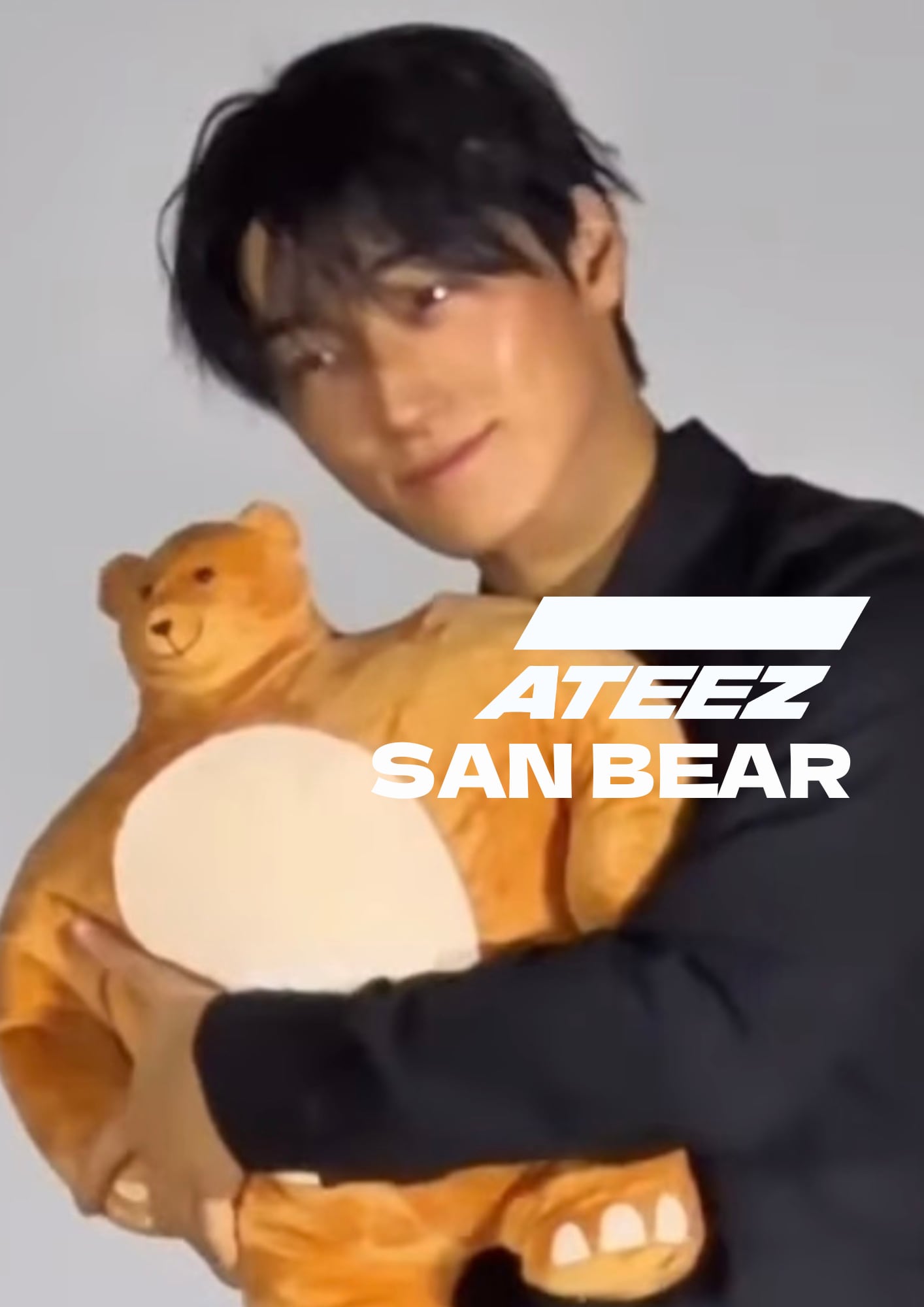 ATEEZサン マッチョベアぬいぐるみ Lサイズ 47cm | namstudio