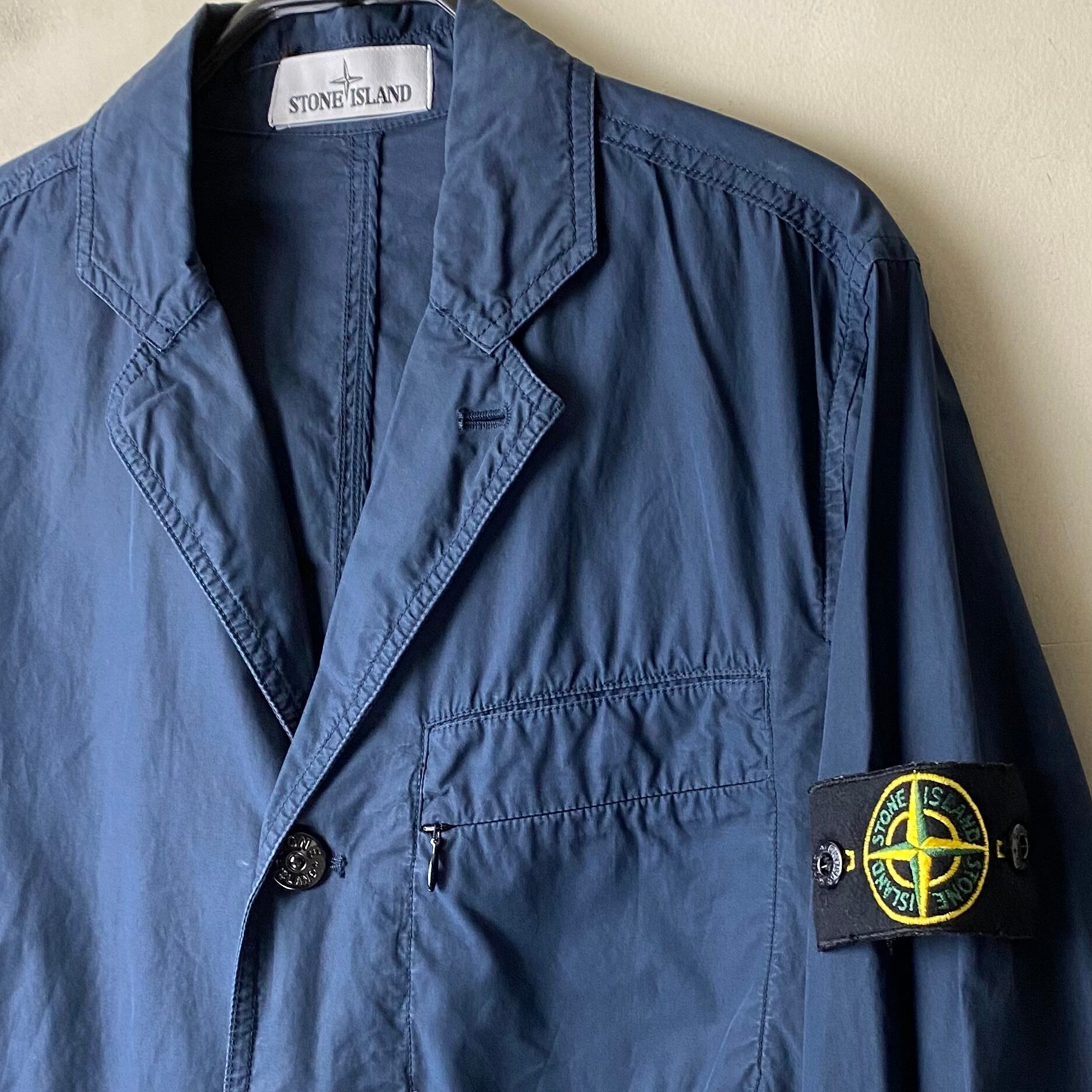 STONE ISLAND puckering tailored jacket | NOIR ONLINE