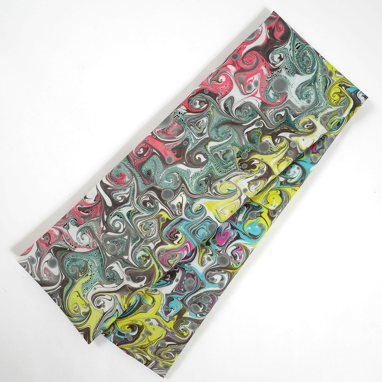 リバーシブル半巾帯 ［cosmic］ピーコック崩し