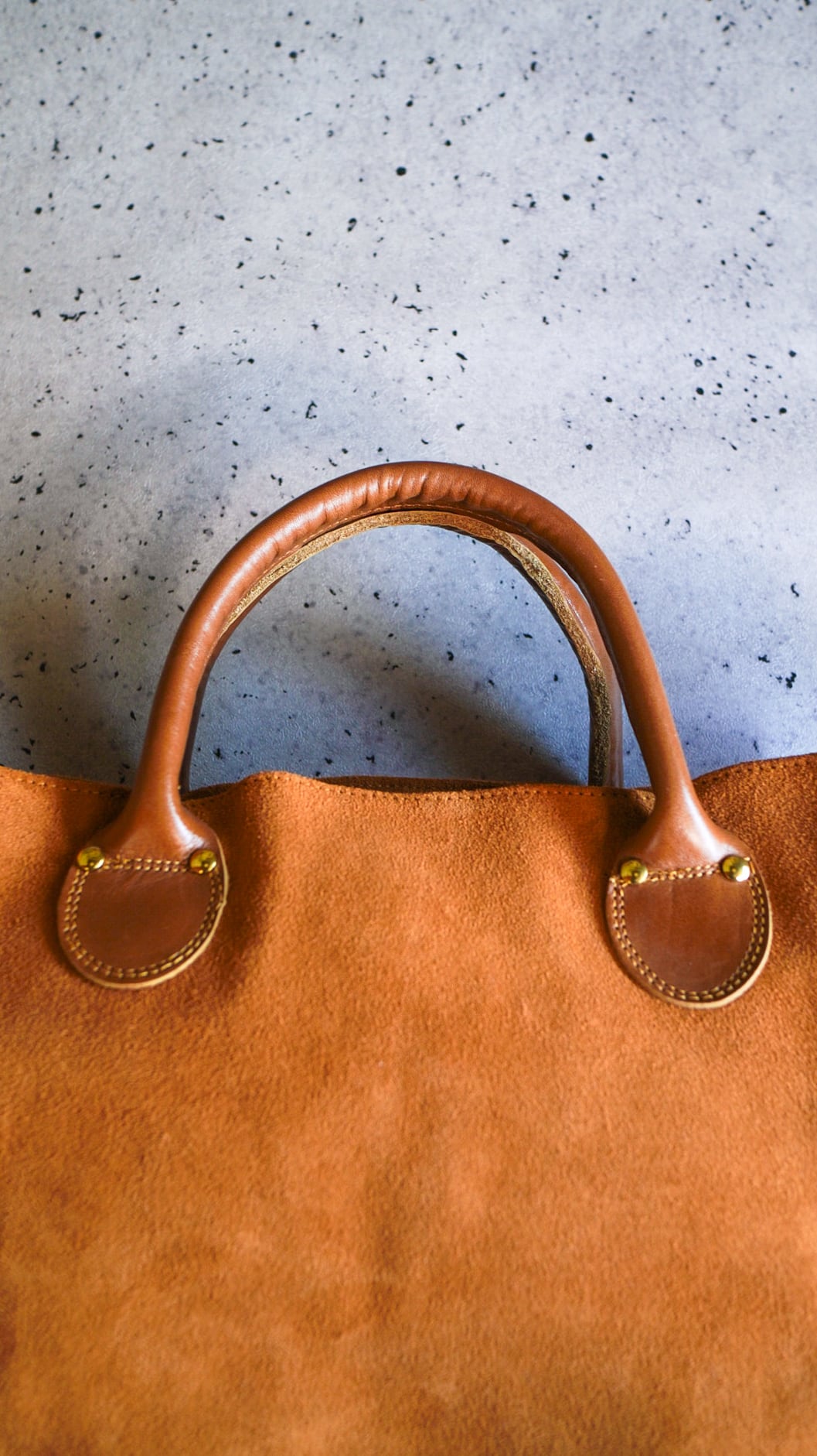 バッグ Vintage 80s Brookstone leather tote bag DEADSTOCK / 1980s】BROOKSTONE ブルックストーン スエード レザー