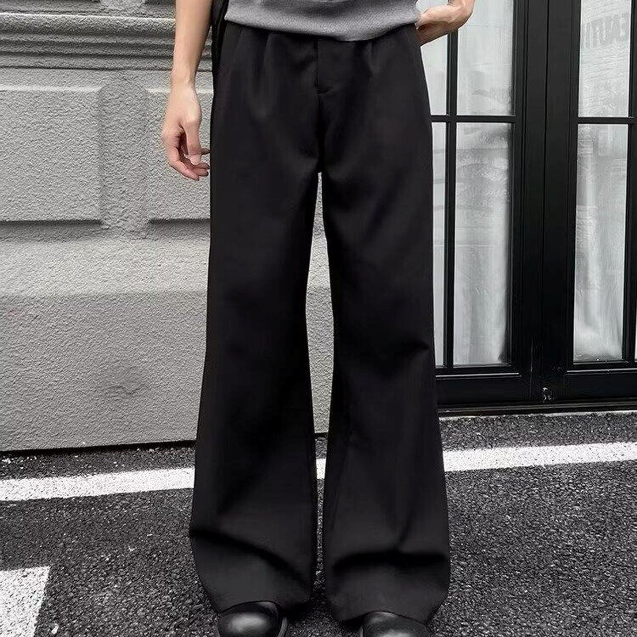 Wide-leg suit trousers(MT1730)