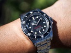 WMT WATCHES Royal Marine – "Double Red" Black dial / Aged Edition