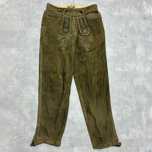 90s Spieth & Wensky 本革 レーダーホーゼン ロングパンツ