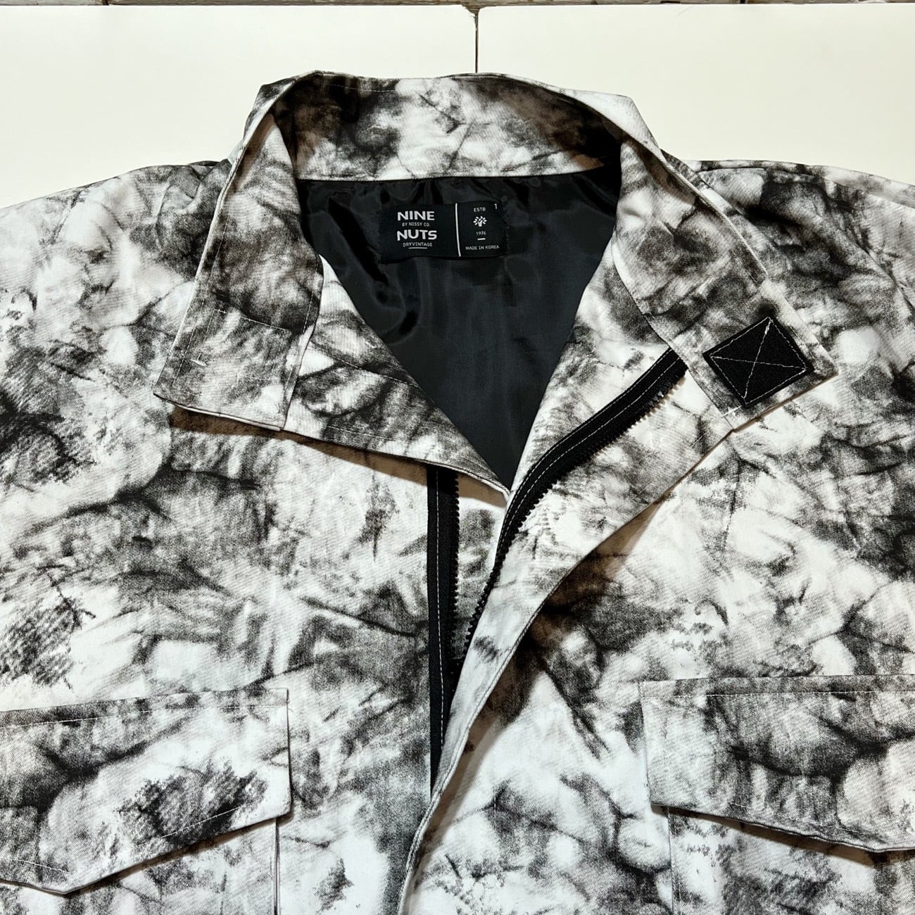 【VT-01238-1】tie-dye pattern blouson / タイダイ 柄 ブルゾン