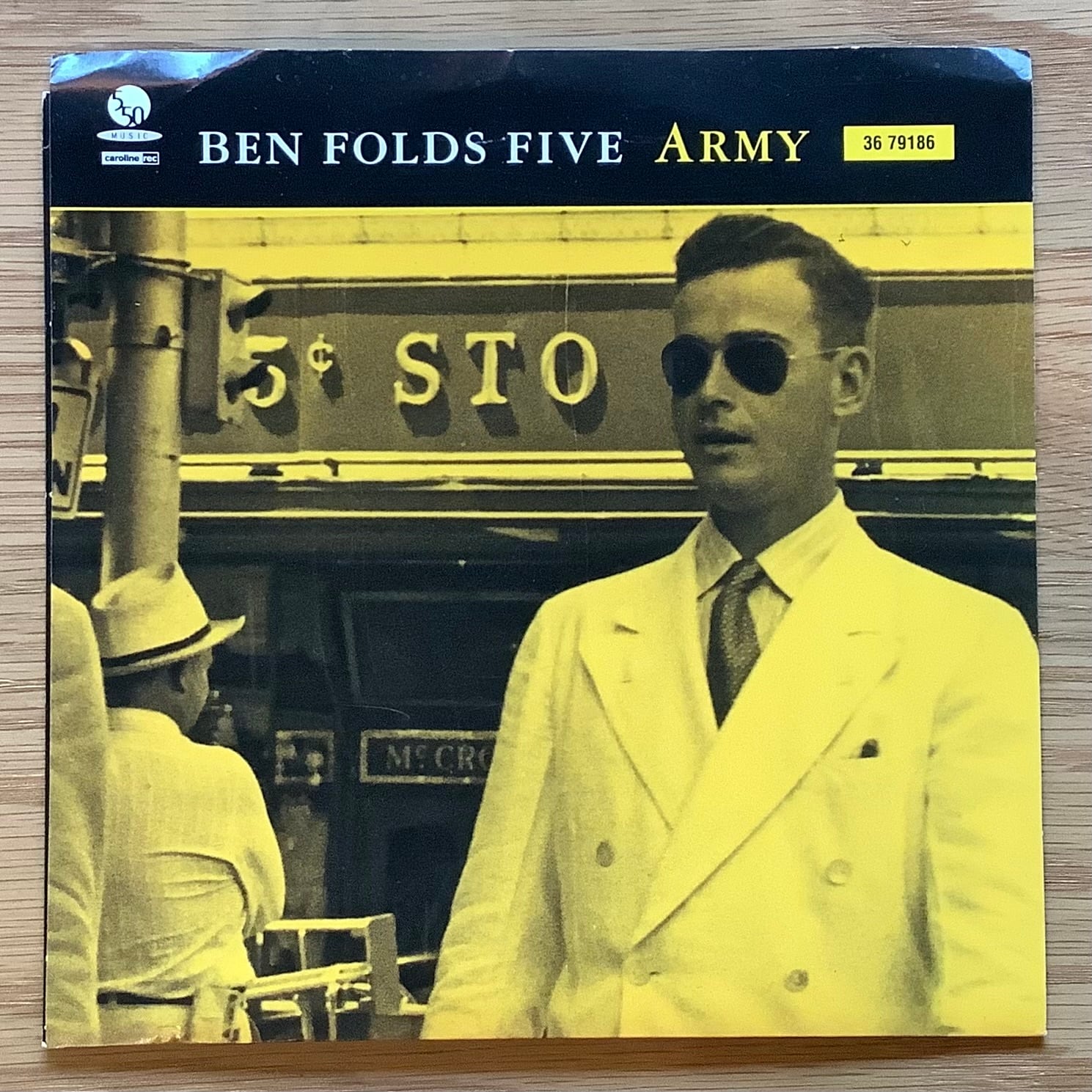 BEN FOLDS FIVE Reinhold Mersner レコード BEN FOLDS FIVE / A: ARMY / B1: LEATHER JACKET / B2: BIRDS