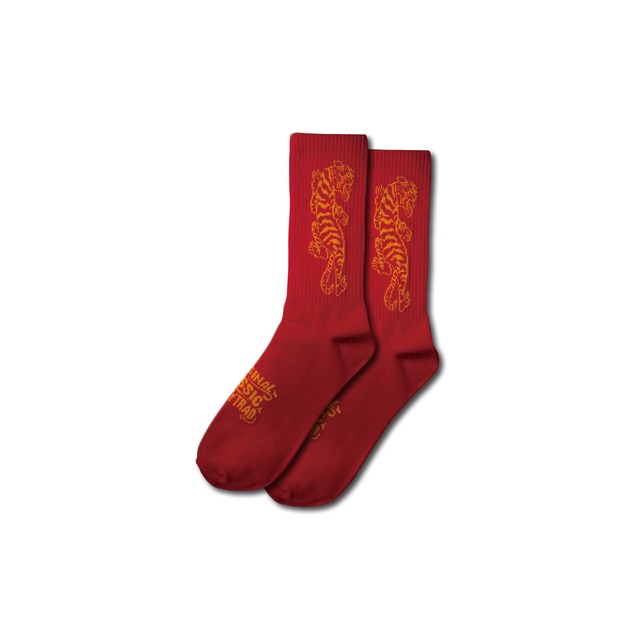 TIGER / Middle Socks RED