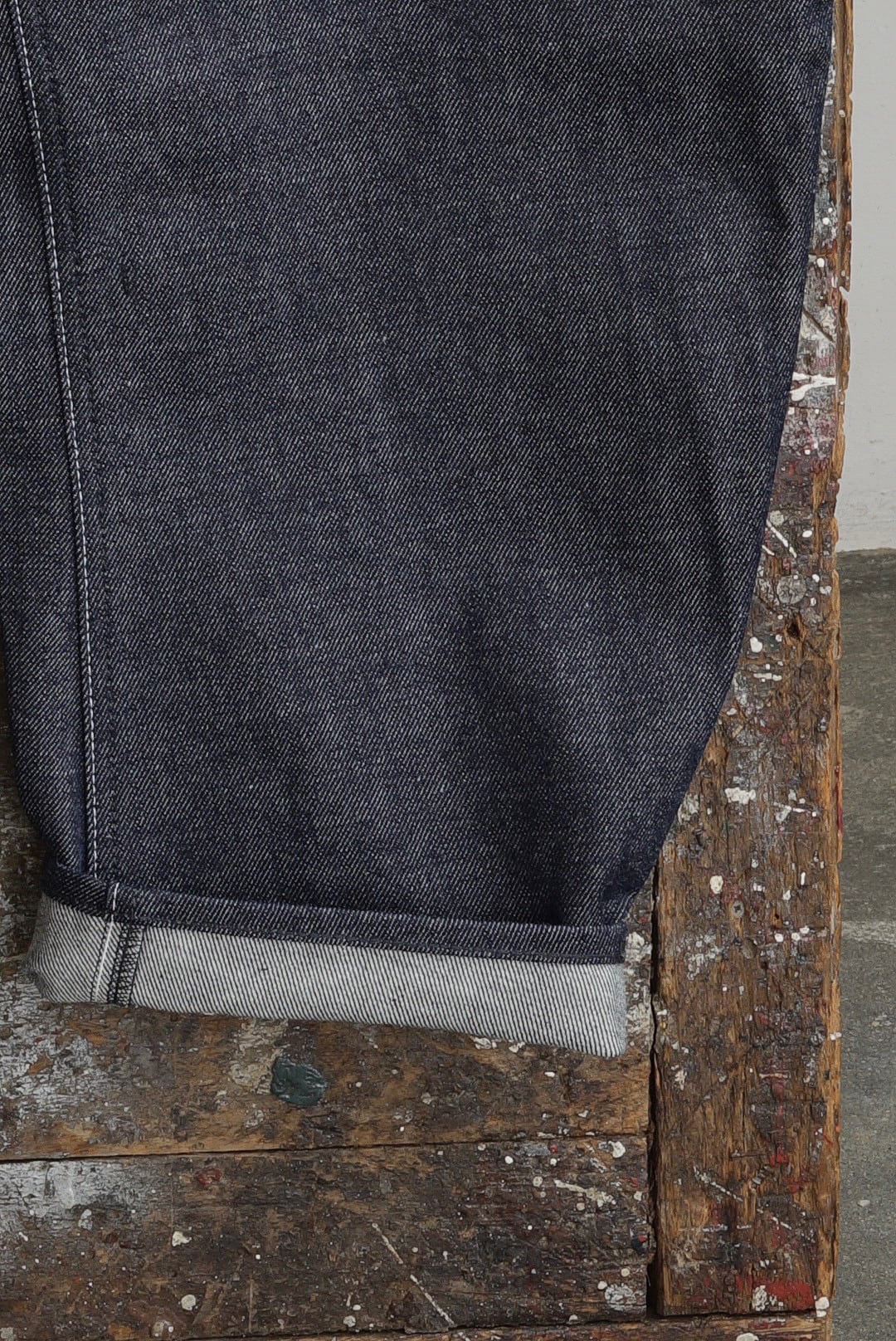 TUKI - 原田服飾研究所 - TYPE 4, CURVED LEG JEANS (INDIGO) | Brownie