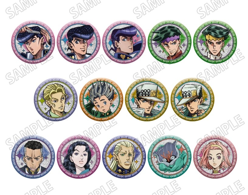 【新品 未使用】ジョジョの奇妙な冒険 缶バッジ 14種セット d49427b159234dca838fa3ded05e52