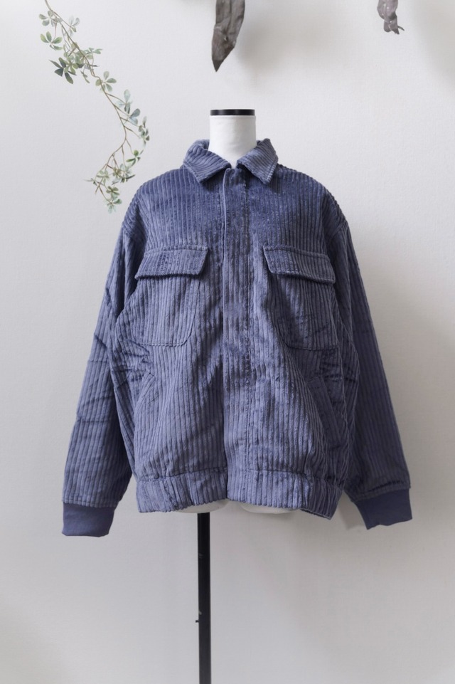 【Nora Lily】Big WELE Corduroy Blouson  Blue