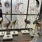 鶴 ゴールデンホワイト 置き物 オブジェ 像 レガント オフィス 学校 プレゼント