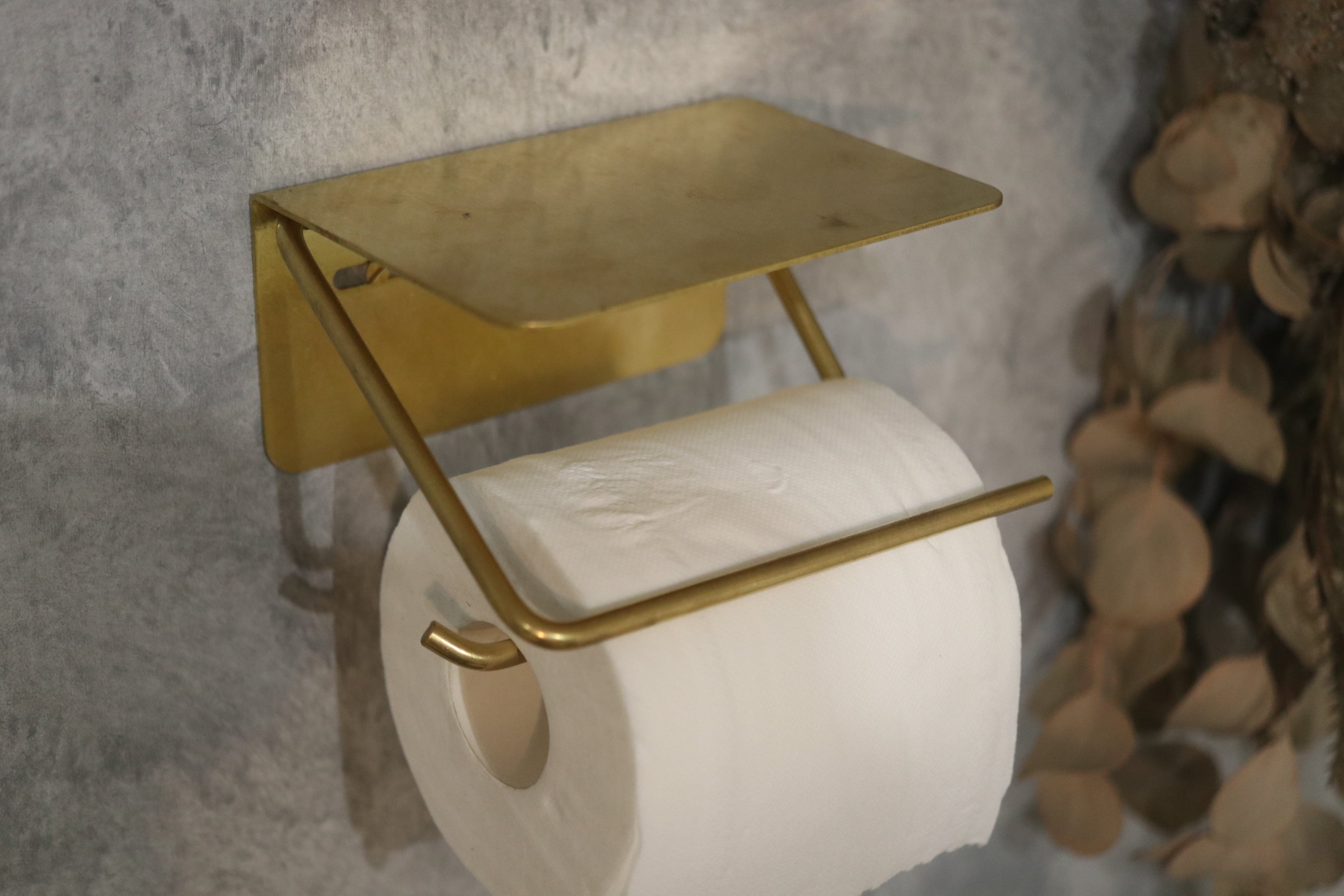 トイレペーパーホルダー(真鍮)