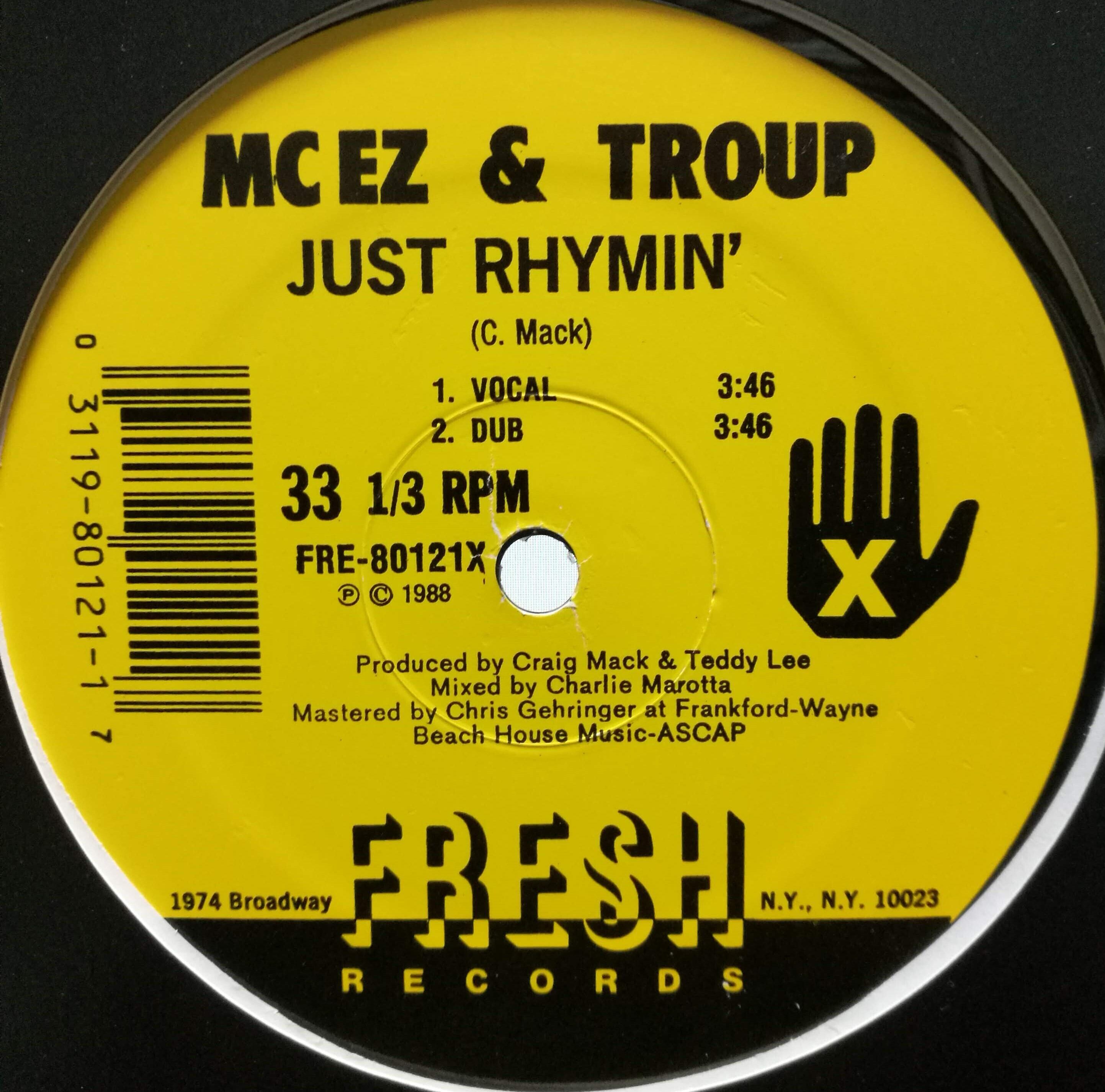 12inch Mc Ez Troup Just Rhymin Get Retarded Compact Disco Asia