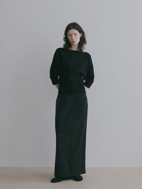 ETRE TOKYO(エトレトウキョウ) キュプラジャージロングスカート
