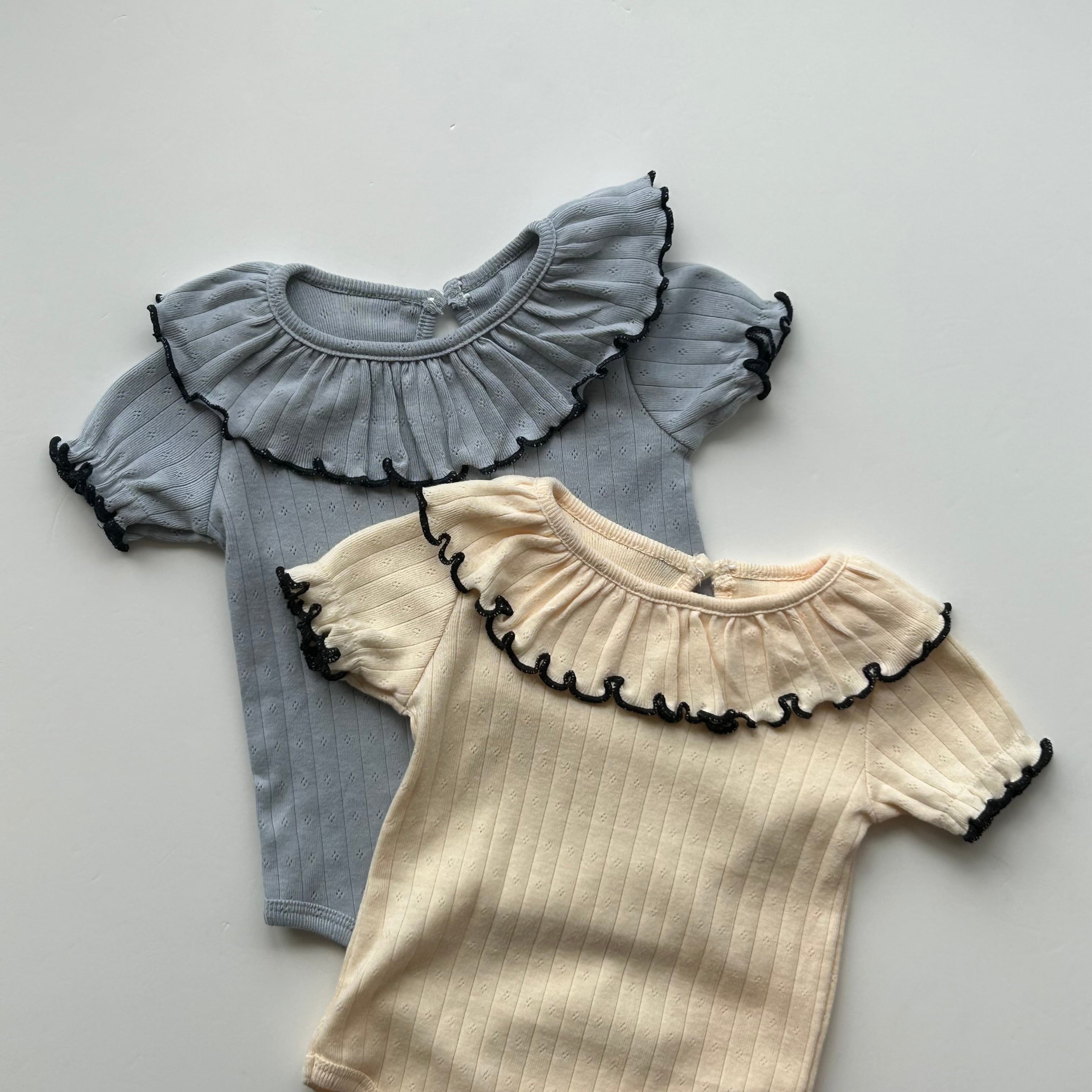bicolor mellow rompers