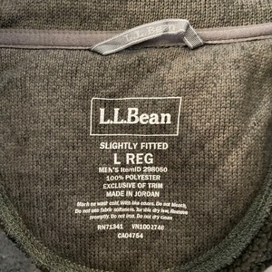 【L.L.Bean】ハーフジップ フリース ジャケット スナップ Lサイズ アメリカ古着