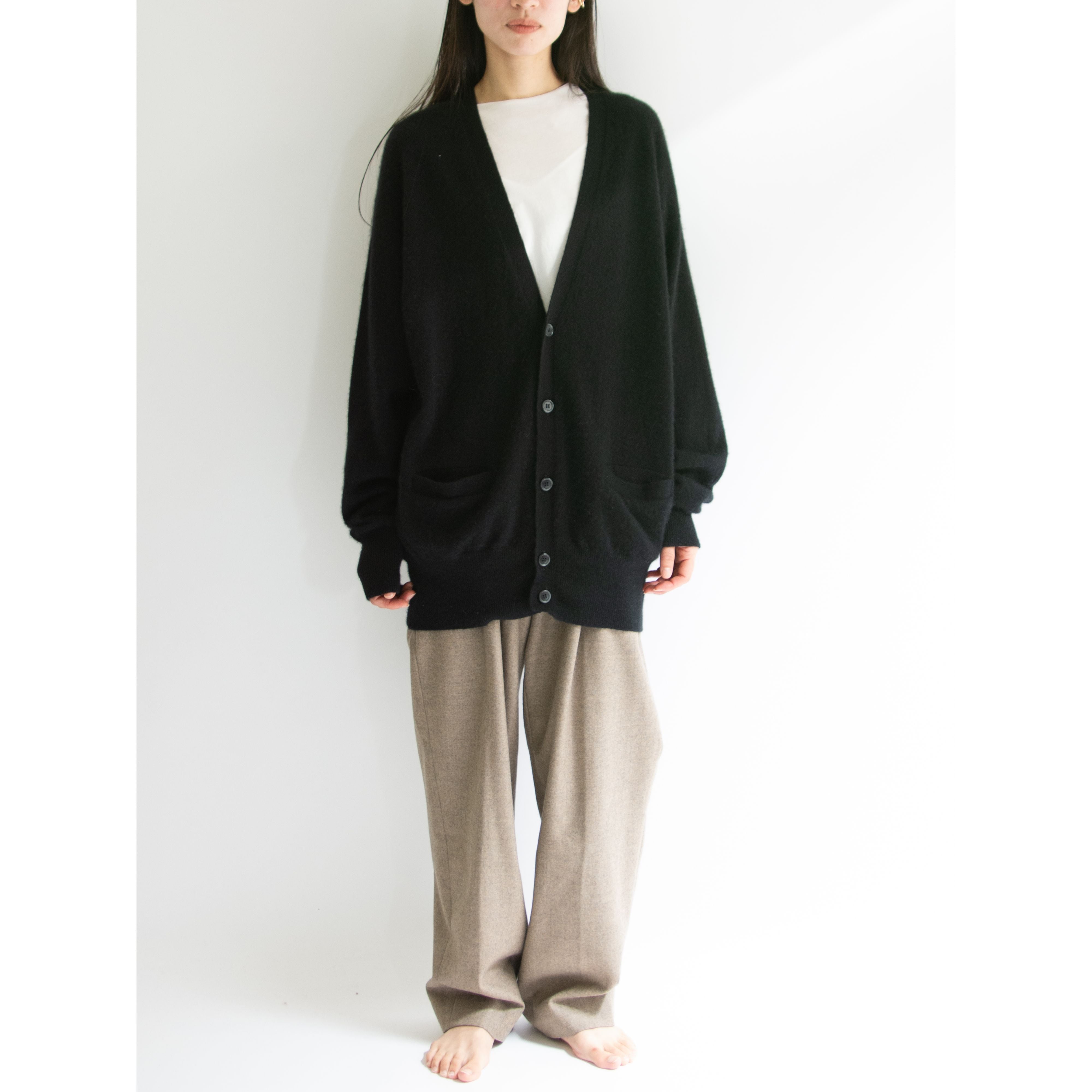 issey miyake MEN】Made in Japan 80's 100% Cashmere Knit Cardigan 