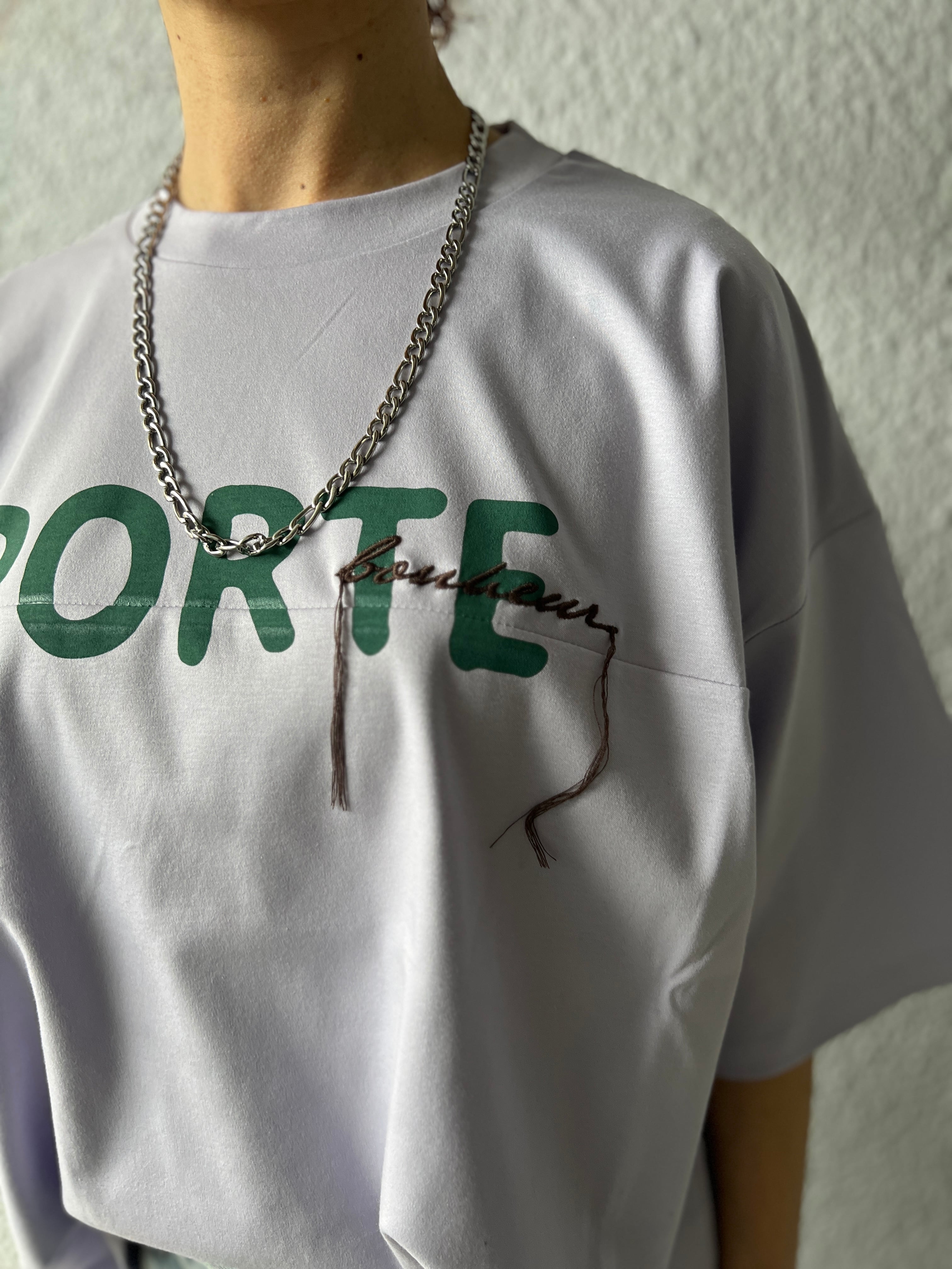 【ESPEYRAC】フリンジロゴプリントT 7611006