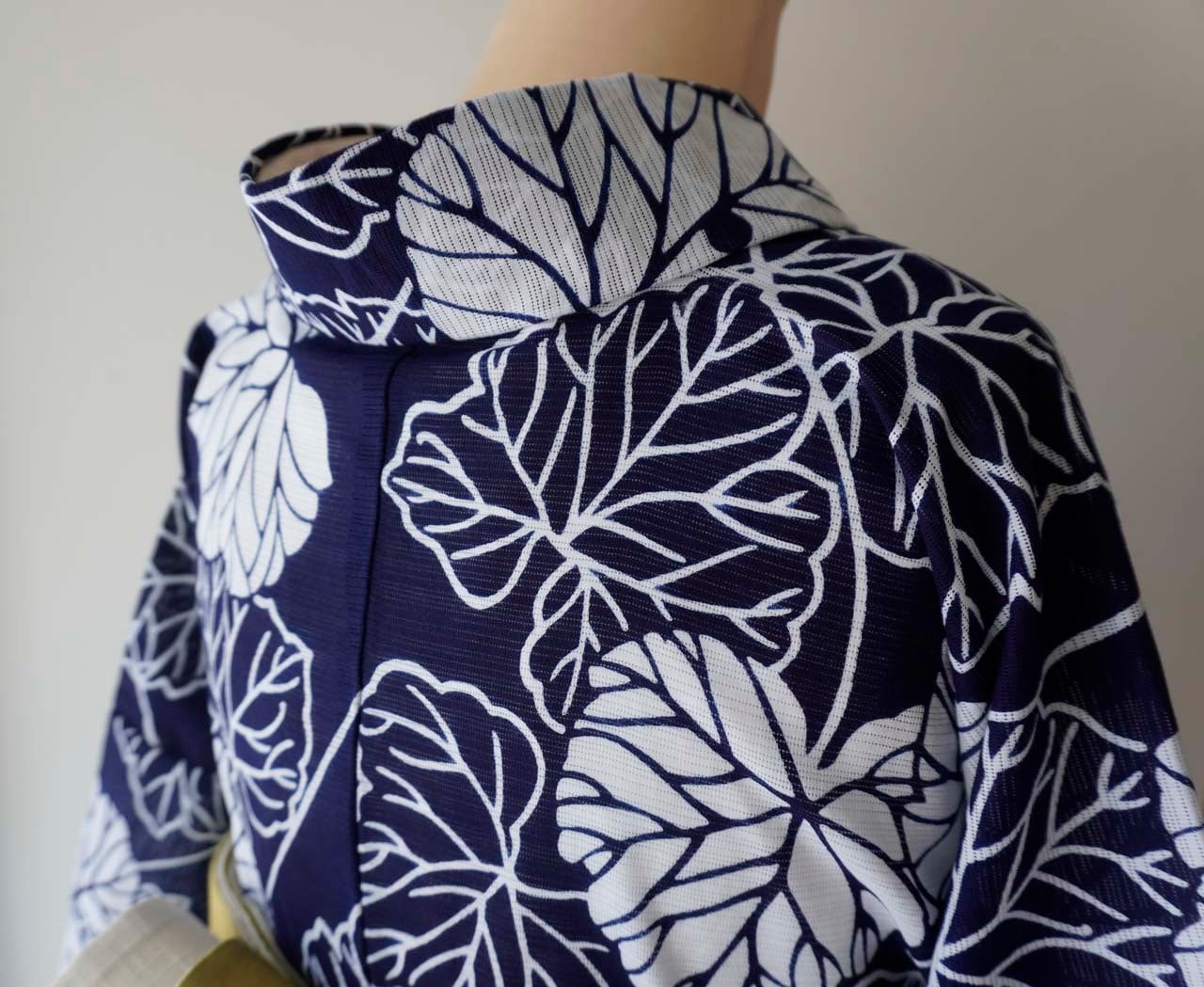 竺仙・浴衣】竺仙 藍染 石蕗文 注染めゆかた お仕立て品 | 大山キモノ