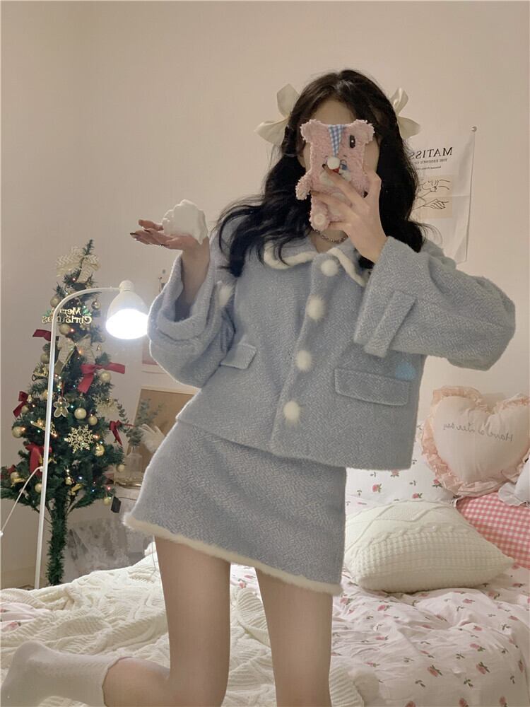 ショートコート オータムウィンターカラースタイルカジュアルトップス 秋物 冬物 ブラックストロベリース57525001418