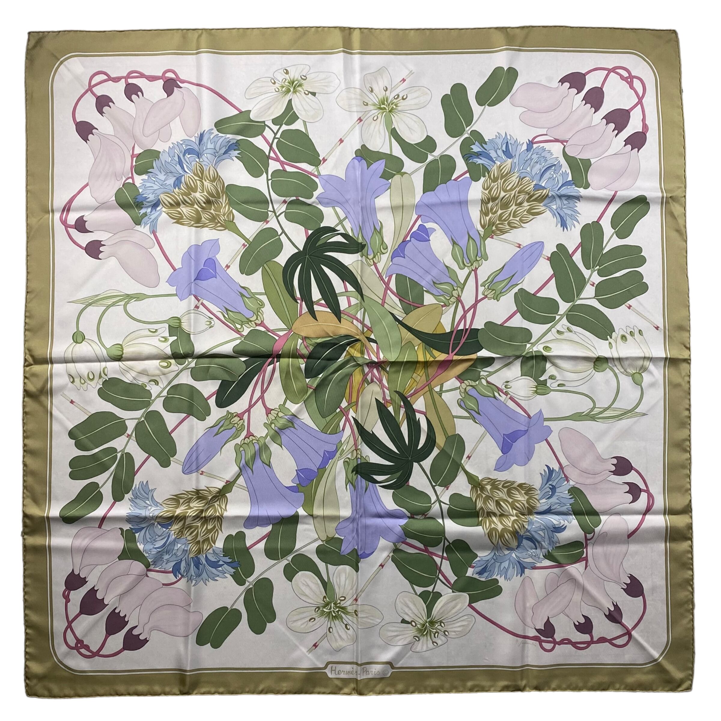 HERMES carre90 “Flora Graeca” | NOIR ONLINE
