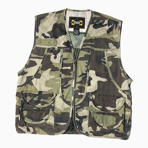 Vintage 90's【Master sportsman】Camo Hunting Vest
