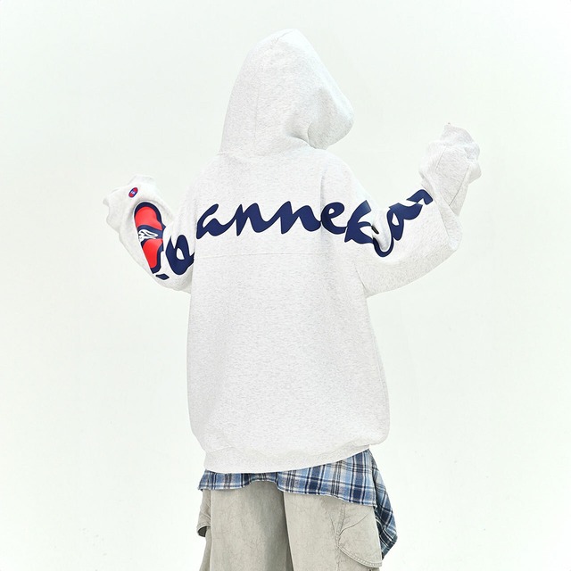 アームロゴスポーティーストリートパーカー 2col   R01728