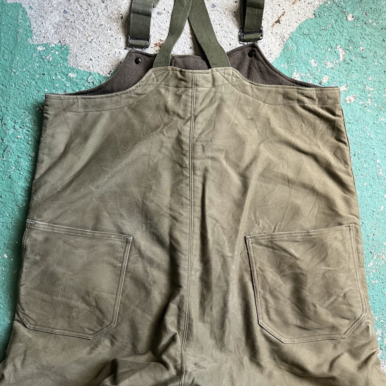 40年代 ビッグサイズ 米軍実品 U.S.NAVY N-1 デッキパンツ