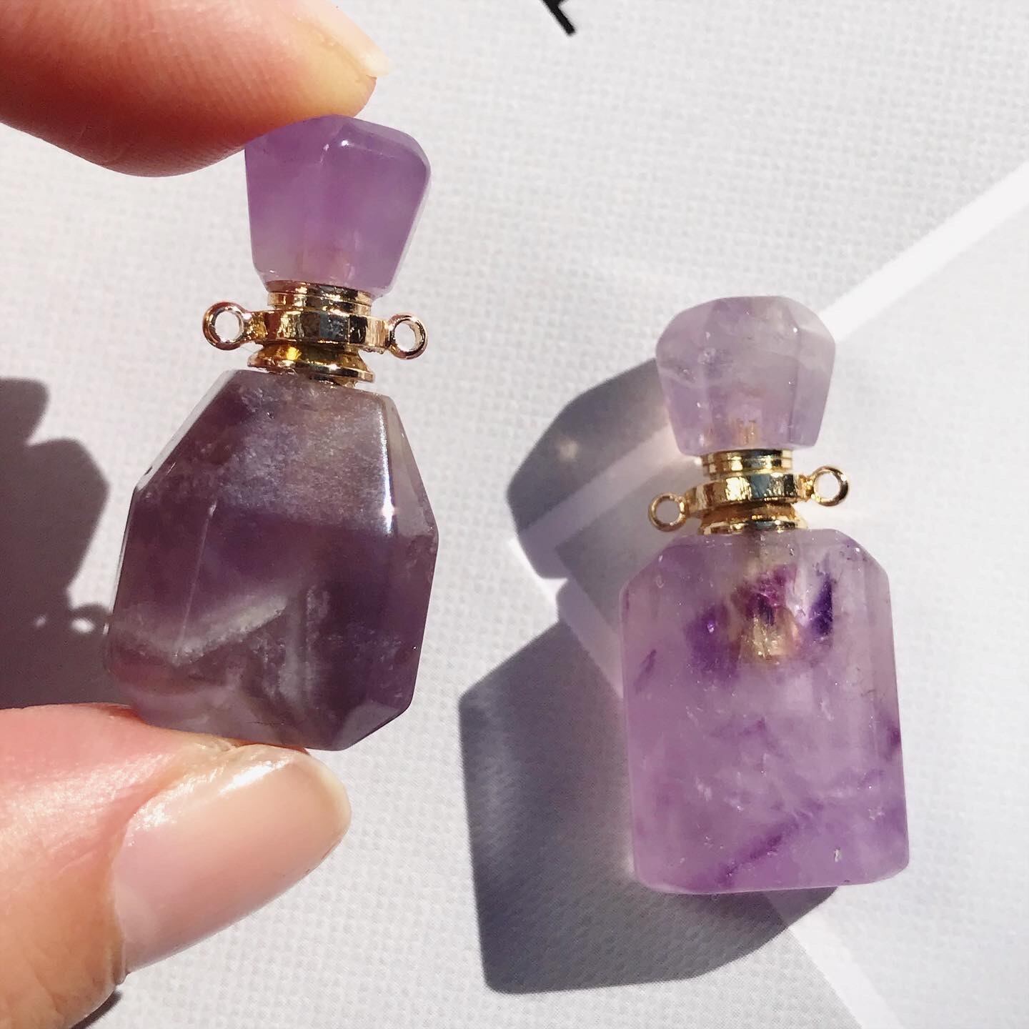 Perfume Bottles (Amethyst)