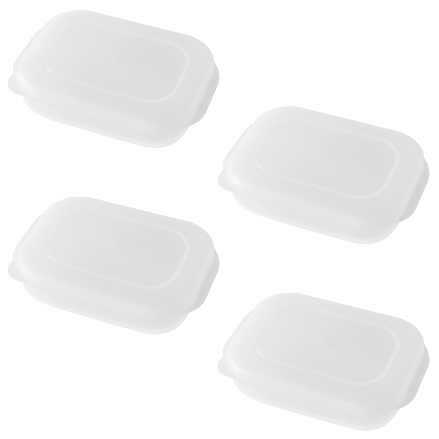【新着特価】マーナ(marna) 極 冷凍ごはん容器 大 (web限定マットクリア/べたつきを防ぐ すのこ付き/電子レンジ) 食洗機対応 ご飯 御飯 冷凍ごはん 保存容器 (ムラなく解凍) ごはん冷凍保存容器 BPAフリー 4個入り R551CL