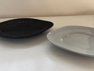 加藤あゐ 菱形木瓜皿・M