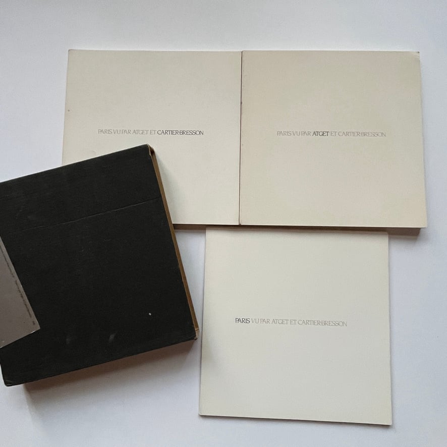 【絶版中古書】写真展　パリ・街・人　アジェとカルティエ＝ブレッソン　東京都庭園美術館資料 ＜東京都庭園美術館資料 第16輯＞ 東京都文化振興会 1988 [3100270]