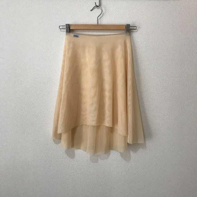 ◆Minimalist Ballet Skirt: Tea Latte (ミニマリスト・プルオンバレエスカート(ティーラテ))