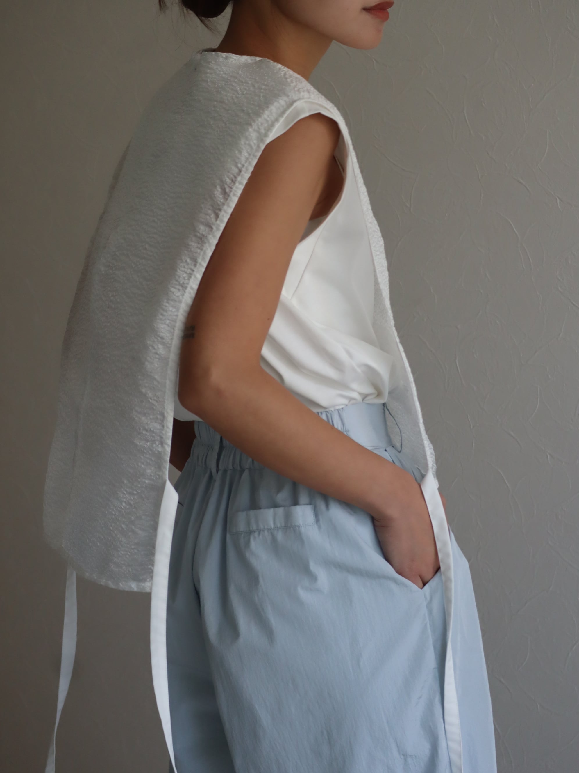 西宮 FUKURE jacquard ensemble (white)