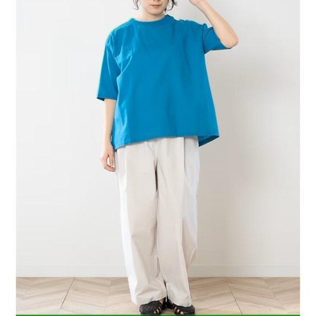 nachukara(ナチュカラ）綿麻キャンバス衿リブプルオーバー【SALE20％OFF】