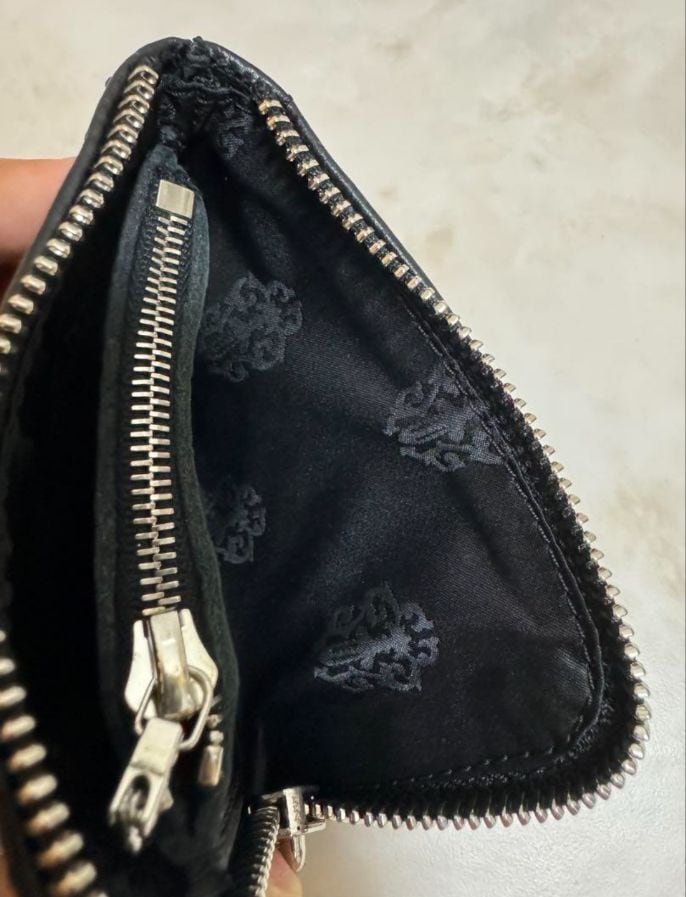 CHROME HEARTS クロムハーツ TINY ZIP クロスパッチ レザー