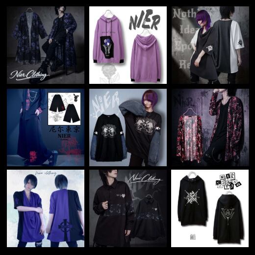 NieR_tokyo イラストT2枚セット シール付 9d2671d84feb17e47726200541fc31