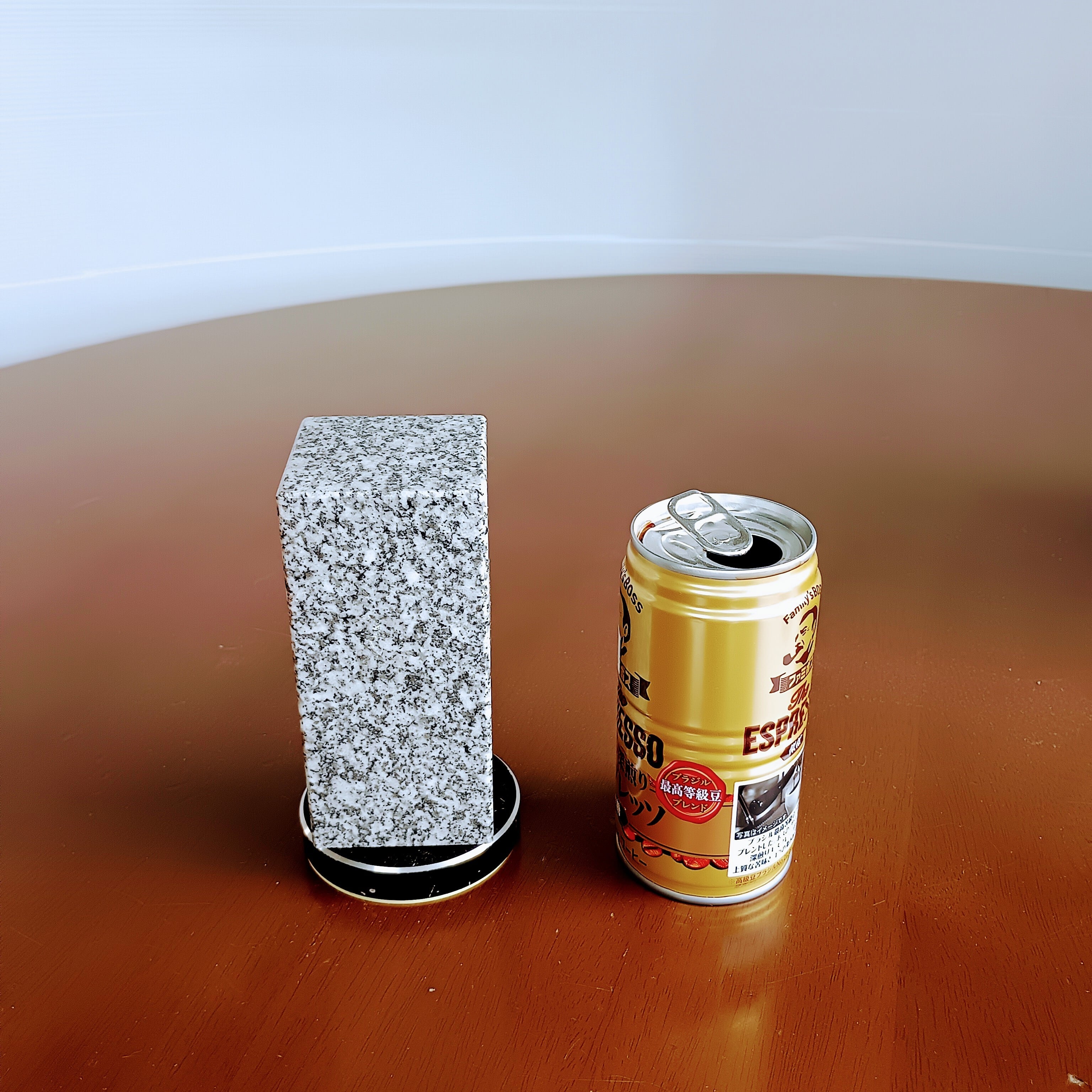 回転位牌 4人用 白 台付回転体