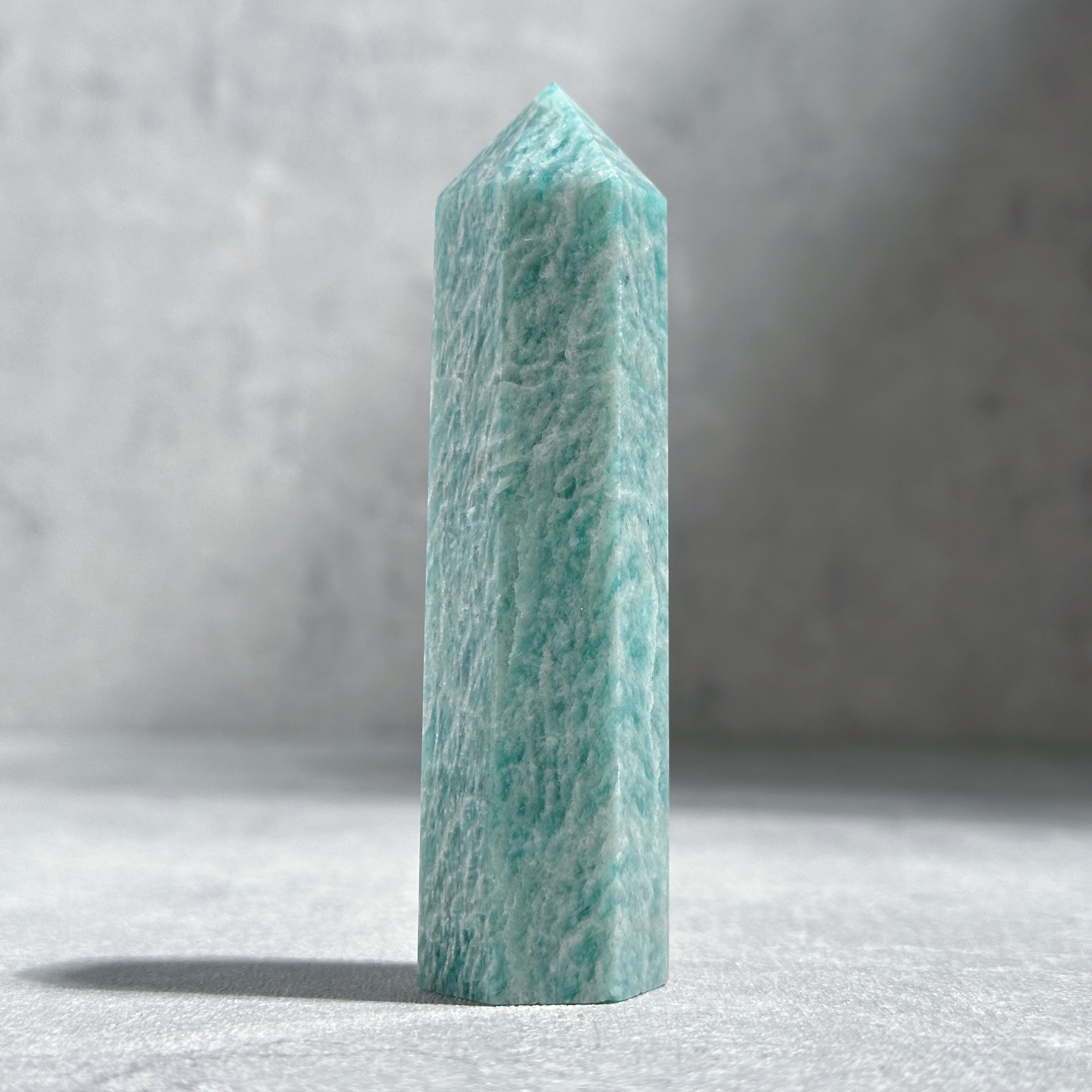 アマゾナイト タワー型12◇Amazonite◇天然石・鉱物・パワーストーン