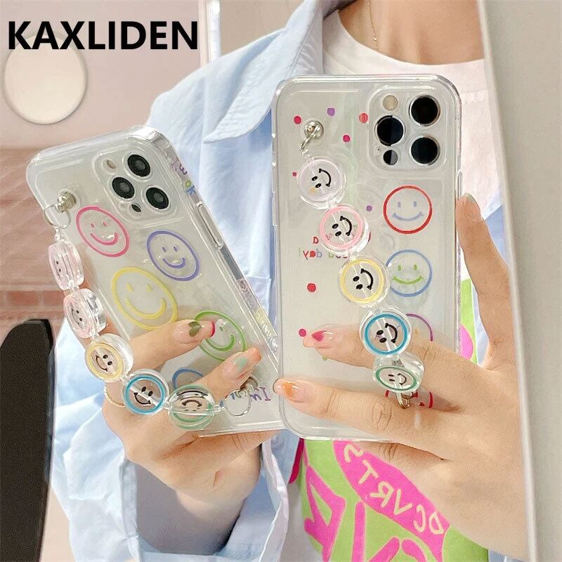 Iphone12対応 おしゃれ スマイル デザイン リストバンド 耐衝撃 カメラレンズ 保護 Iphone ソフトケース 2タイプ おしゃれな Iphoneケース専門店 Khagain