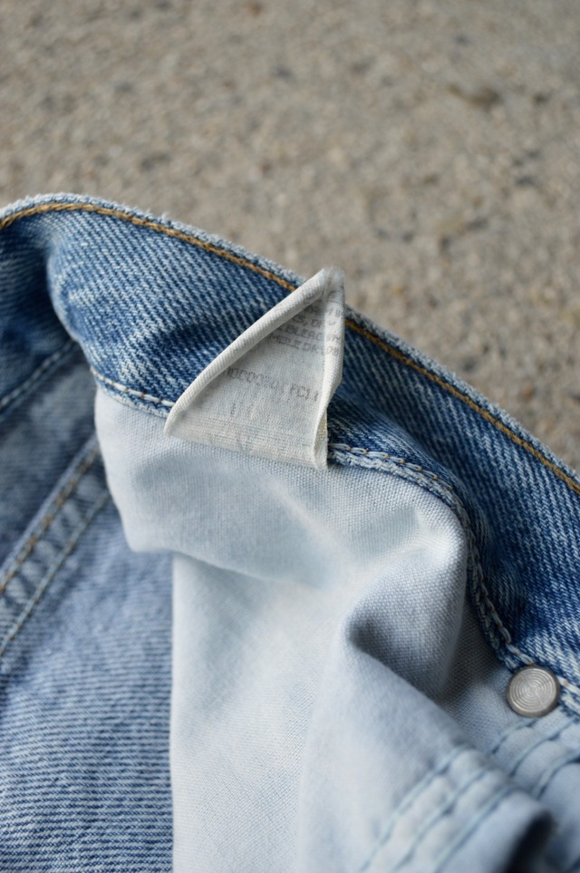 Wrangler 1990's 97601RS Cutoff Made in USA W34 USA企画 BlueBell社 ラングラー デニム 90s