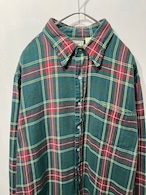 80's L.L.Bean Flannel Shirt Made in USA【L】