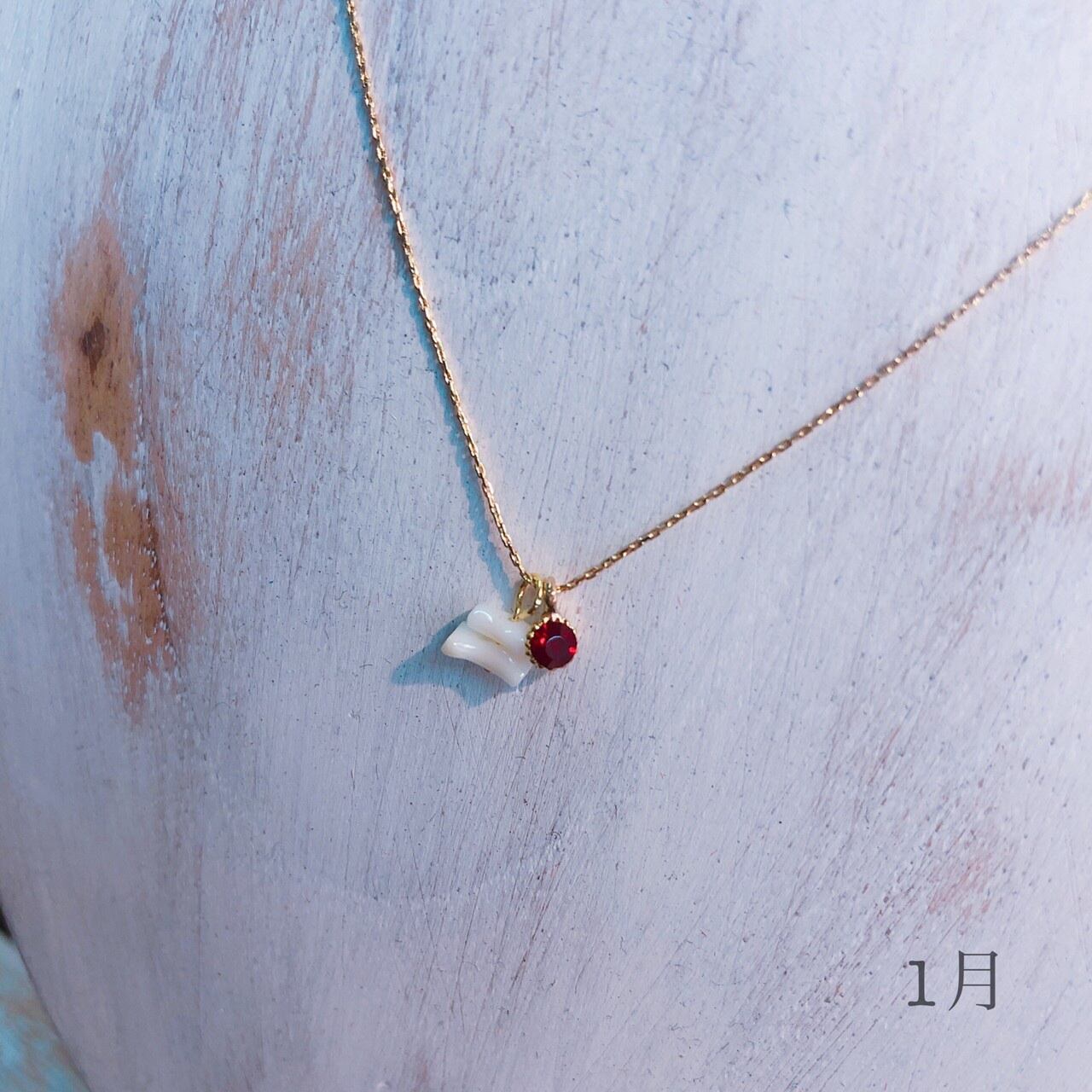 blue＊ruby jewellery ネックレス