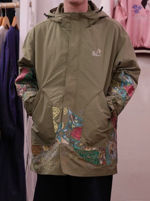 【go slow caravan】WEATHER CLOTH PANEL STITCH FIELD COAT