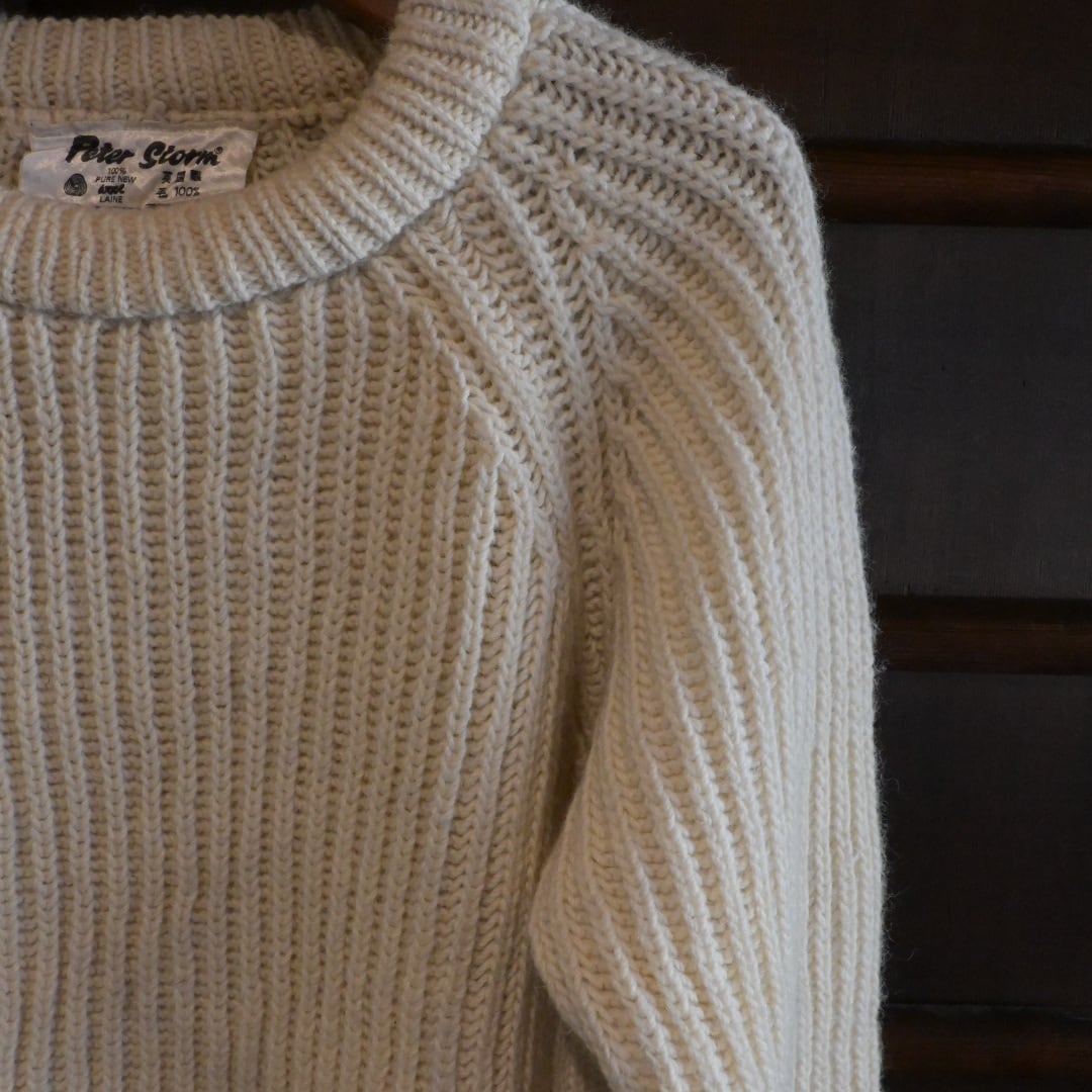 70's vintage peter storm fisherman sweater | 【OWN KYOTO】vintage